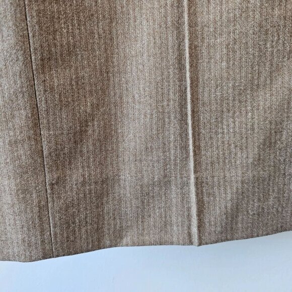 NWT PIAZZA SEMPIONE Brown Wool Flannel Straight Judy Pants 40/6 - Picture 3 of 7